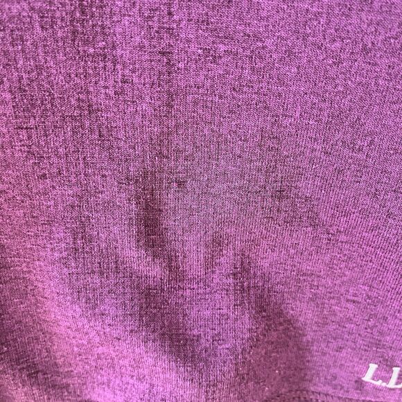 L.L. Bean Women’s Purple Expedition Weight Half Zip - Large - Picture 6 of 10